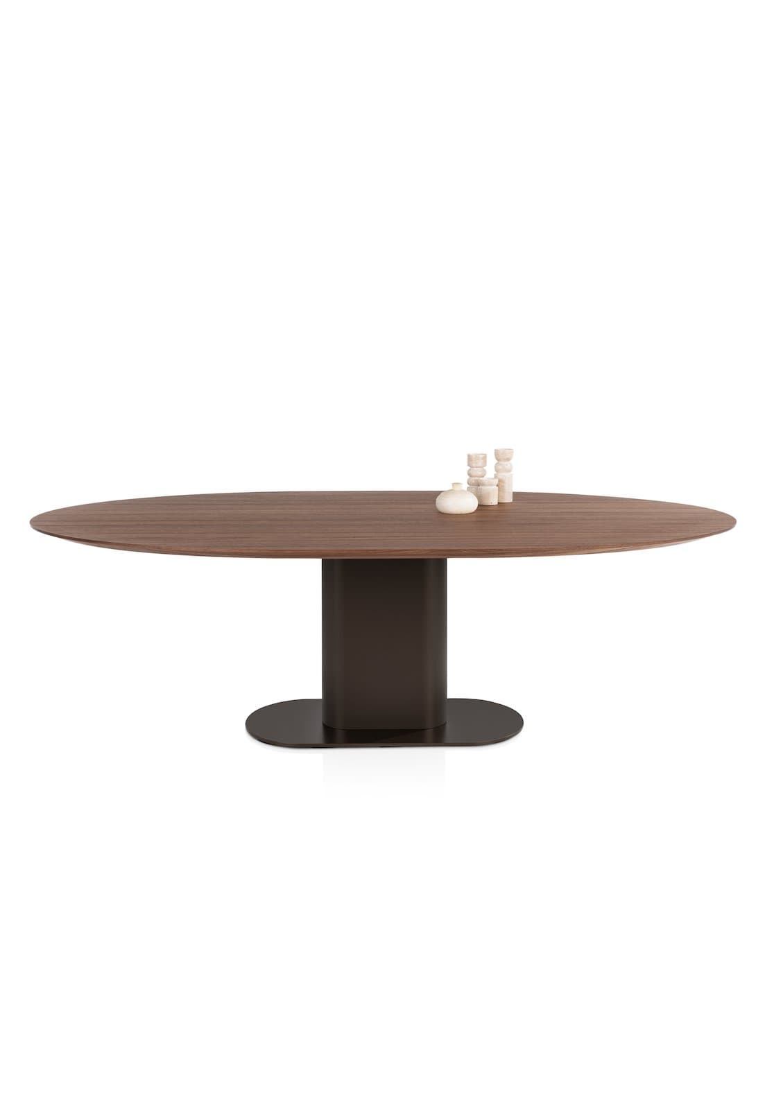 Tafel 240x100cm Brianza Steel Brown - 1