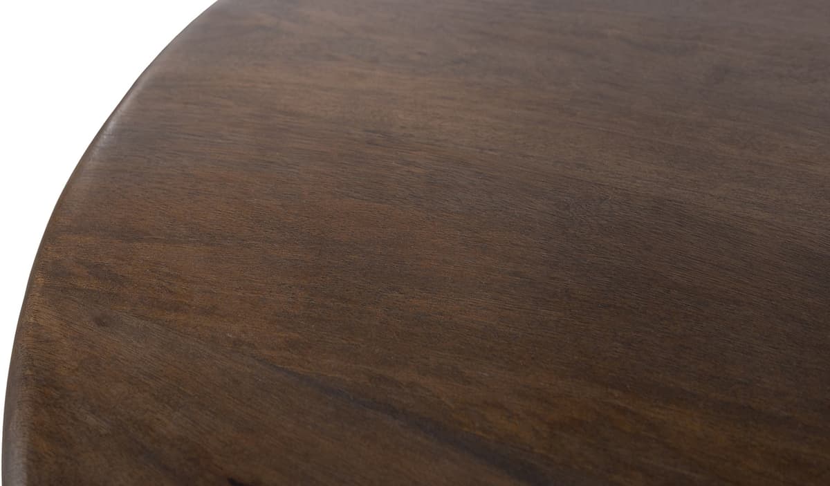 Salontafel Zody Ø60 Mangohout Walnoot - 5
