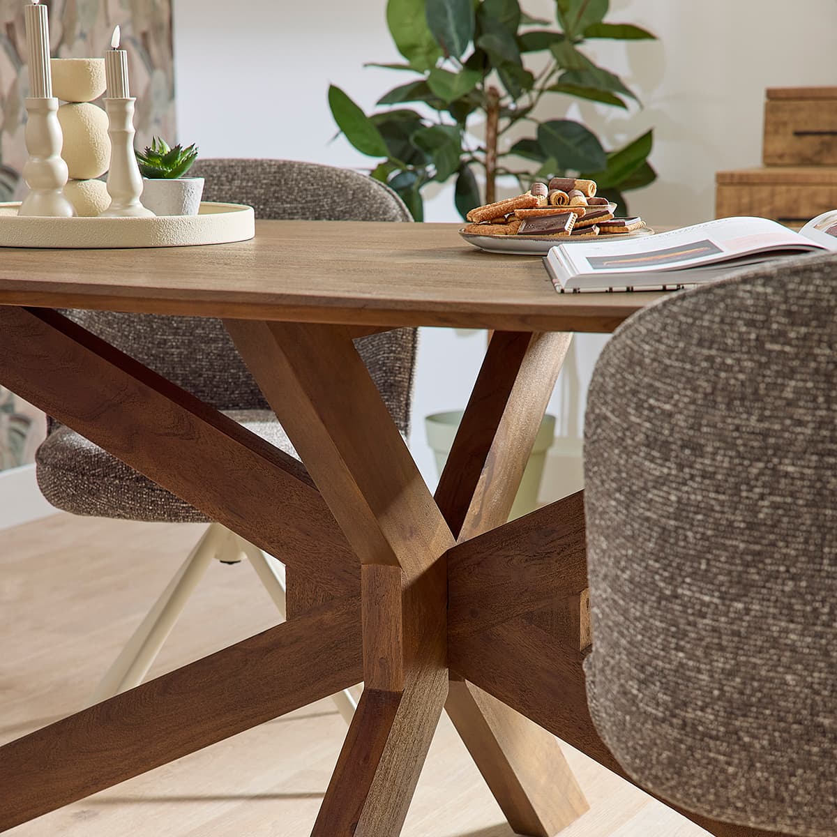 Eettafel Cadusa Deens ovaal - 7