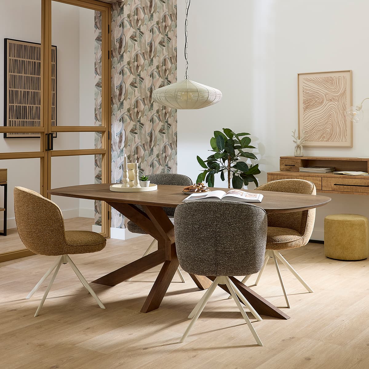 Eettafel Cadusa Deens ovaal - 1